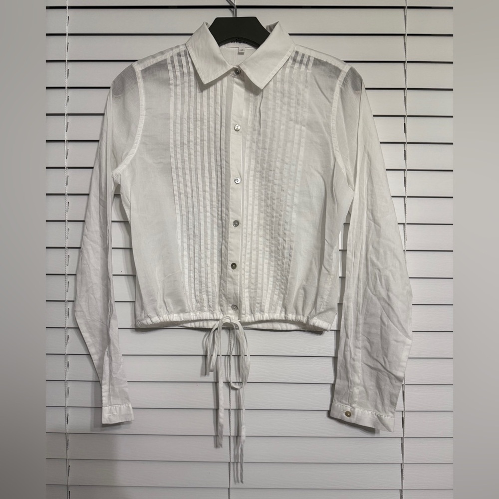 Bella Dahi sheer long sleeve top size XS